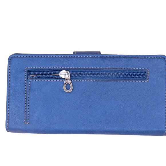 Relic Blue Pop Leather Wallet - Picture 4 of 4